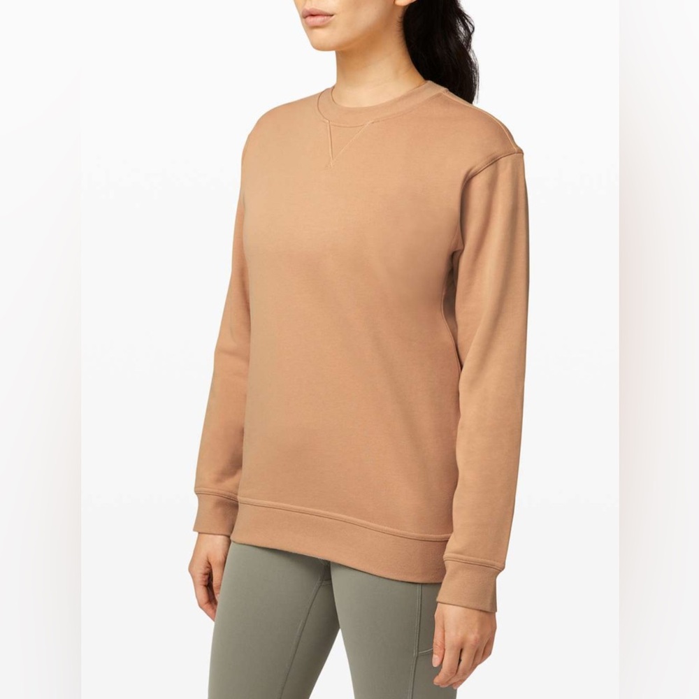 Lululemon All Yours Crew *Terry in Beech Wood